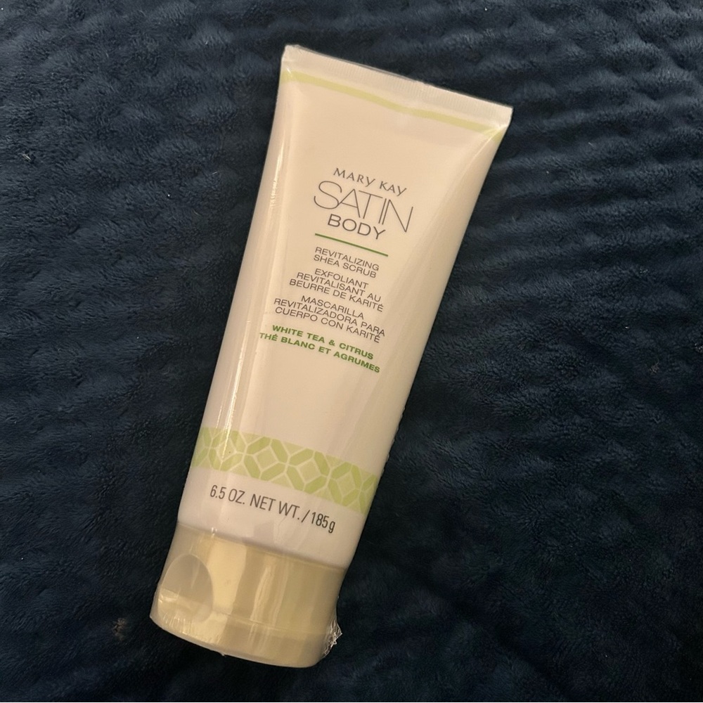 MARY KAY Satin Body REVITALIZING Scrub White Tea &Citrus Wash 6.5oz NIP (C006) - Picture 3 of 4